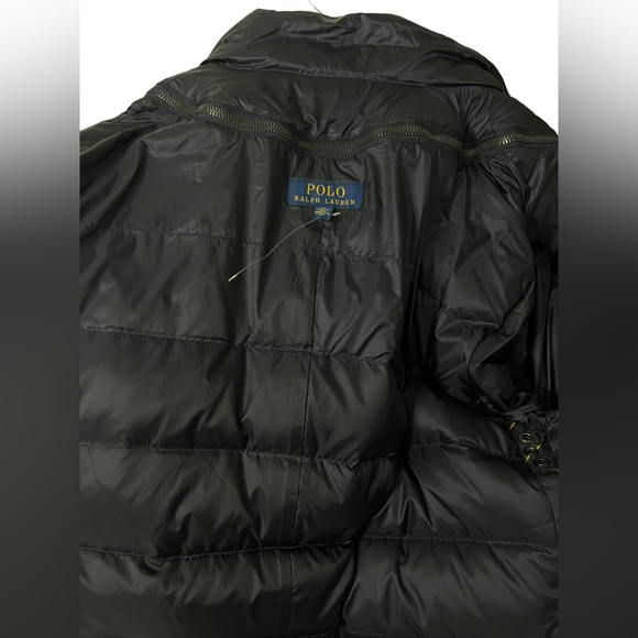 SOLD NWOT Polo Ralph Lauren Navy Down Quilted Puffer Coat Mens size M - Picture 13 of 14